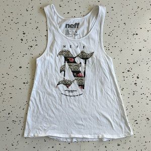 💘 NEFF - FLORAL GEOMETRIC LOGO TANK TOP